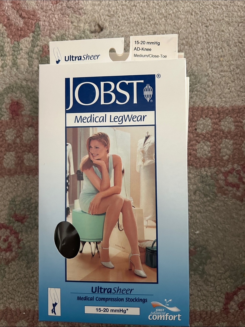 JOBST UltraSheer Medical Compression Knee-Highs – Espresso Size Medium